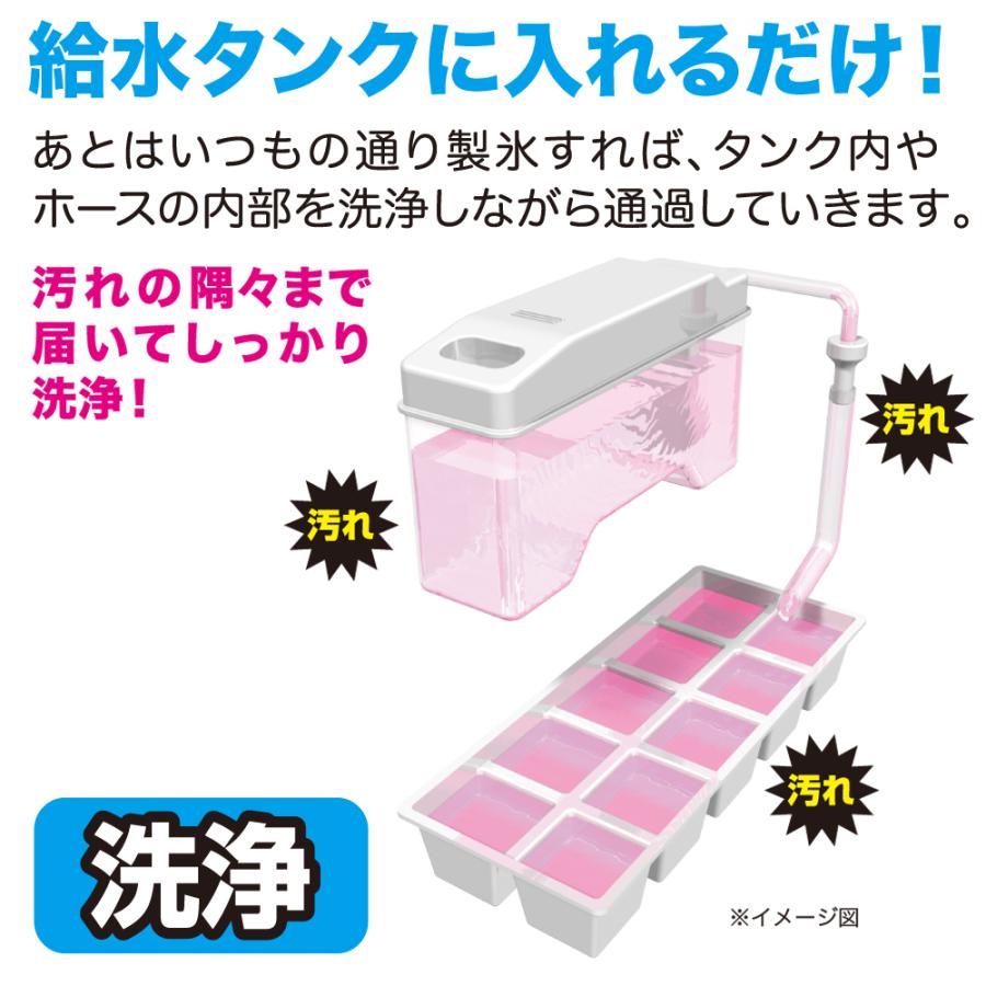 【4個セット】日本製 製氷機 洗浄 おいしい氷 製氷機洗浄 製氷機クリーナー 製氷器 除菌 掃除  洗浄剤 冷凍庫 製氷皿 自動製氷機 クエン酸 |  | 02