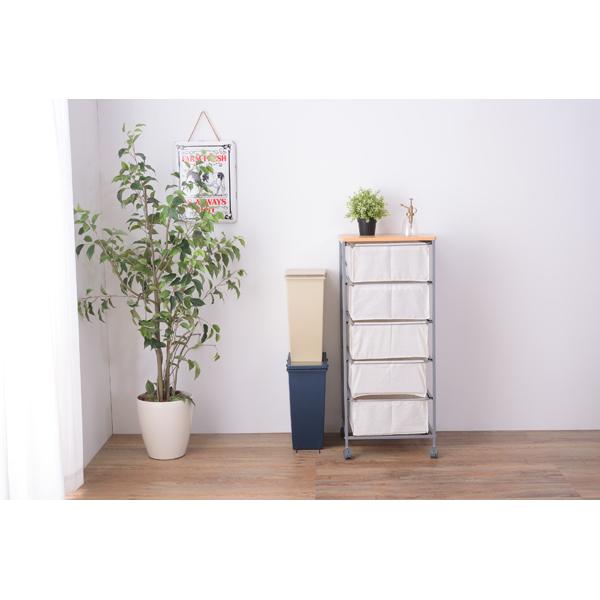 容量20L、幅約20cmのスリム型ゴミ箱 おしゃれ キッチン 20リットル スリム 縦型 分別 フタ付き ダストボックス 積み重ね 安い　キャスター付　連結可 |  | 11