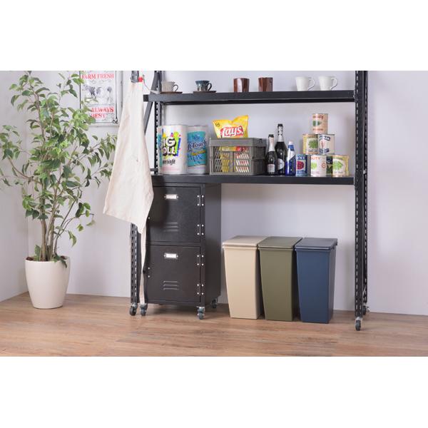 容量20L、幅約20cmのスリム型ゴミ箱 おしゃれ キッチン 20リットル スリム 縦型 分別 フタ付き ダストボックス 積み重ね 安い　キャスター付　連結可 |  | 13