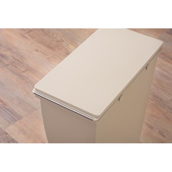 容量20L、幅約20cmのスリム型ゴミ箱 おしゃれ キッチン 20リットル スリム 縦型 分別 フタ付き ダストボックス 積み重ね 安い　キャスター付　連結可 |  | 18