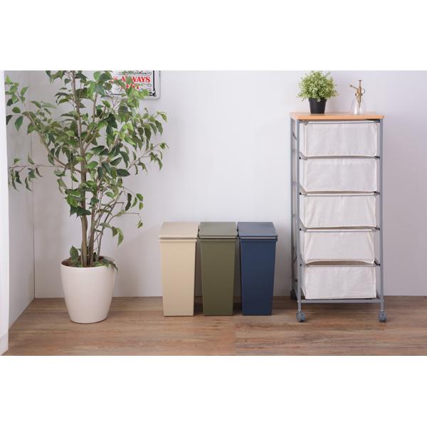 容量20L、幅約20cmのスリム型ゴミ箱 おしゃれ キッチン 20リットル スリム 縦型 分別 フタ付き ダストボックス 積み重ね 安い　キャスター付　連結可 |  | 09