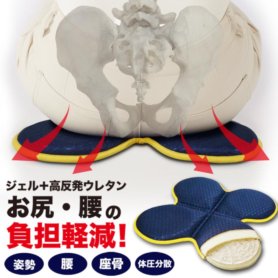 持ち運べる　ゲルクッション　ジェルクション　高反発　座布団　折りたためる　maxim　高機能ジェルの入った５層構造の持ち運べるクッション　 | 