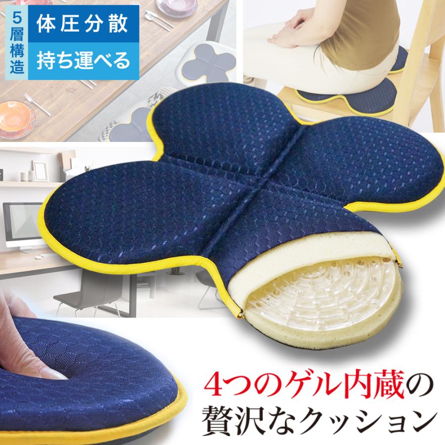 持ち運べる　ゲルクッション　ジェルクション　高反発　座布団　折りたためる　maxim　高機能ジェルの入った５層構造の持ち運べるクッション　 |  | 01