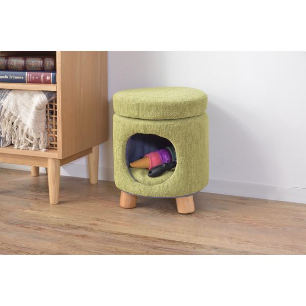 ペットハウス 室内 犬小屋 ベッド 犬 猫 ペットハウス スツール  くつろぐ ベット 円形 チェア 椅子  腰掛  テーブル |  | 02