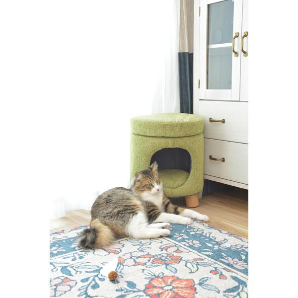 ペットハウス 室内 犬小屋 ベッド 犬 猫 ペットハウス スツール  くつろぐ ベット 円形 チェア 椅子  腰掛  テーブル |  | 06