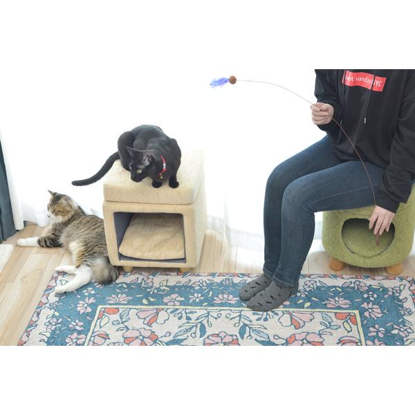 ペットハウス 室内 犬小屋 ベッド 犬 猫 ペットハウス スツール  くつろぐ ベット 円形 チェア 椅子  腰掛  テーブル |  | 07