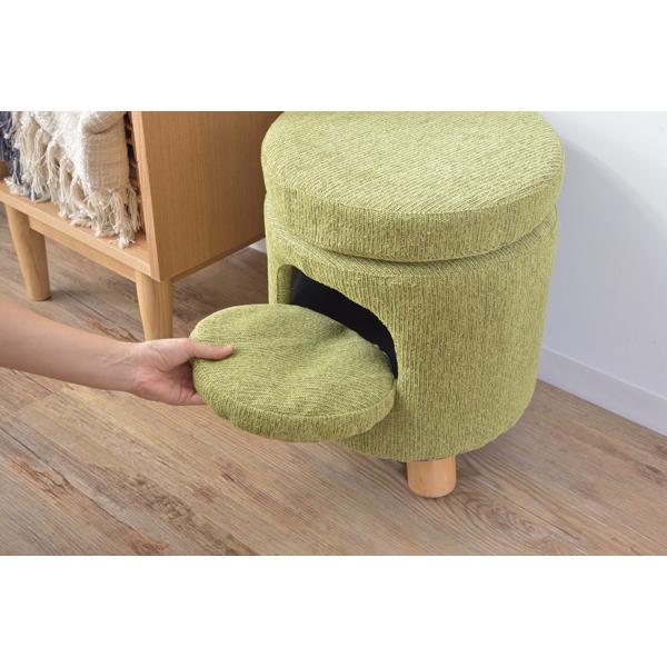 ペットハウス 室内 犬小屋 ベッド 犬 猫 ペットハウス スツール  くつろぐ ベット 円形 チェア 椅子  腰掛  テーブル |  | 09