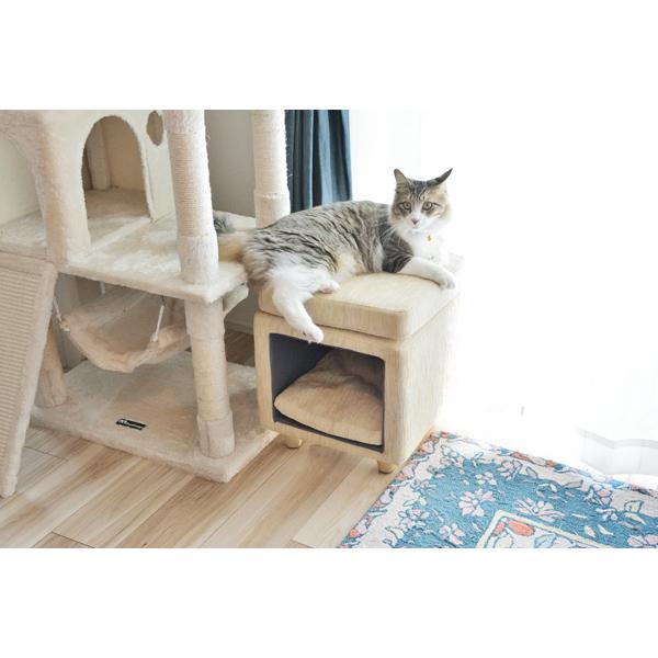 ペットハウス 室内 犬小屋 ベッド 犬 猫 ペットハウス スツール  くつろぐ ベット チェア 椅子  腰掛  テーブル |  | 04