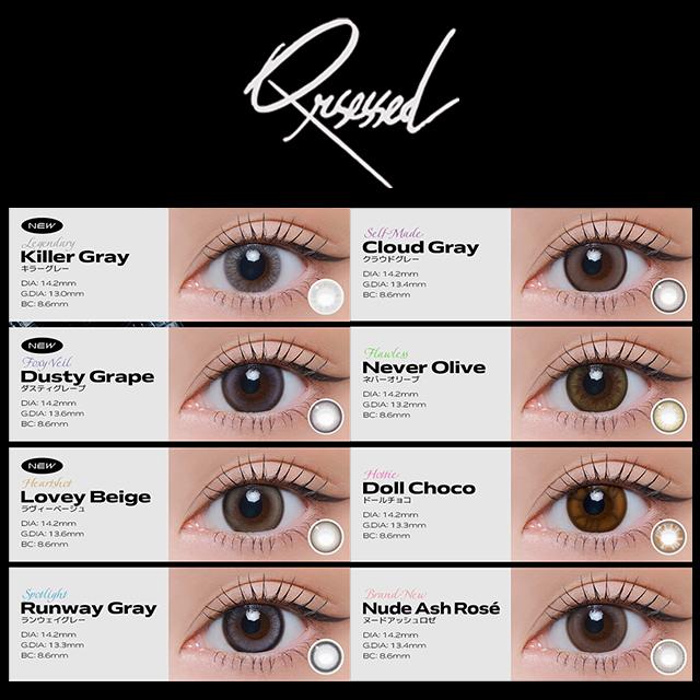 新色発売 カラコン クラセスト ワンデー 1箱10枚入 Qrsessed 1day 度