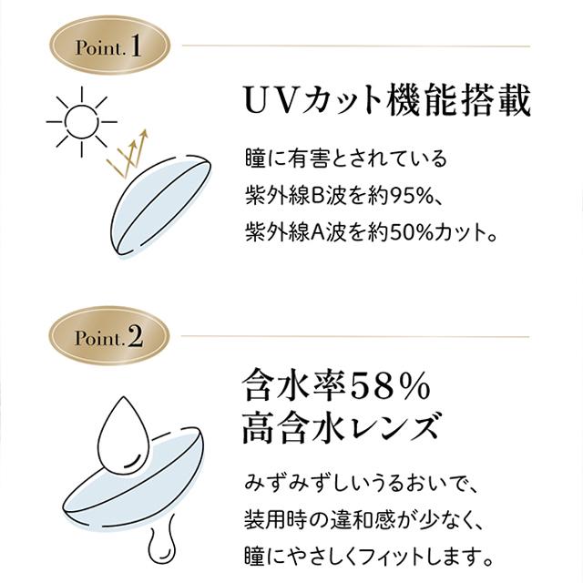 「20％OFFクーポン」 カラコン キュプリエワンデー 1箱10 度あり 度なし Rちゃん Quprie 1day UVカット カラー コンタクト 当日発送｜morecon｜08