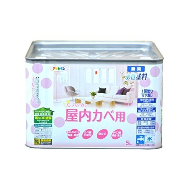 【在庫一掃】 NEW水性インテリアカラー屋内カベ 5L〔代引不可〕「格安」 ミルキーホワイト ペンキ、塗料 【在庫一掃】 NEW水性インテリアカラー屋内カベ 5L〔代引不可〕「格安」 ミルキーホワイト ペンキ、塗料