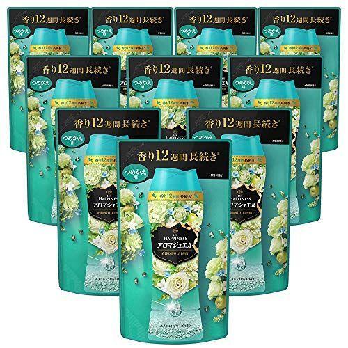 独創的 レノア ハピネス アロマジュエル ビーズ 衣類の香りづけ専用 エメラルドブリーズ 詰め替え 455ml 10袋 海外最新