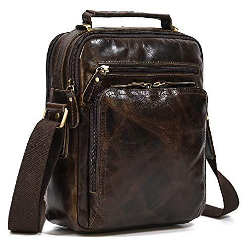 特別価格セール ショルダーバッグ メンズ 本革 縦型 軽量 斜めがけバッグ アウトドア 夏 自転車鞄 通勤 通学 肩掛けバッグ コーヒー 激安売り Www Superavila Com