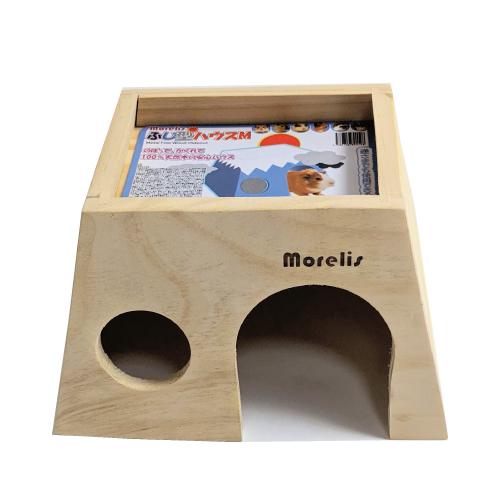 小動物用品　ハウス　木製ハウス　天然木　ハムスター　リス　モモンガ　デグー　モルモット　ふじ型ハウスM　 |  | 01