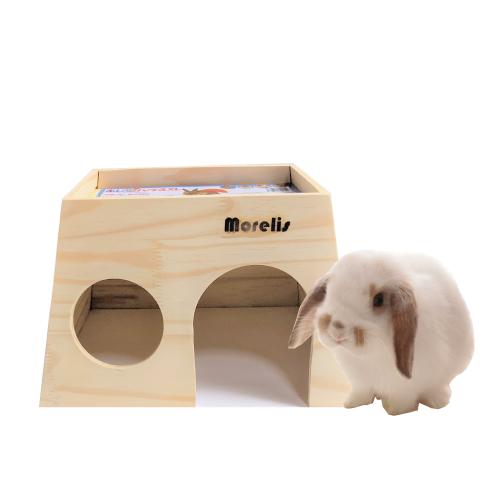 小動物用品　ハウス　木製ハウス　天然木　うさぎ　モルモット　チンチラ　デグー　ふじ型ハウスXL | 