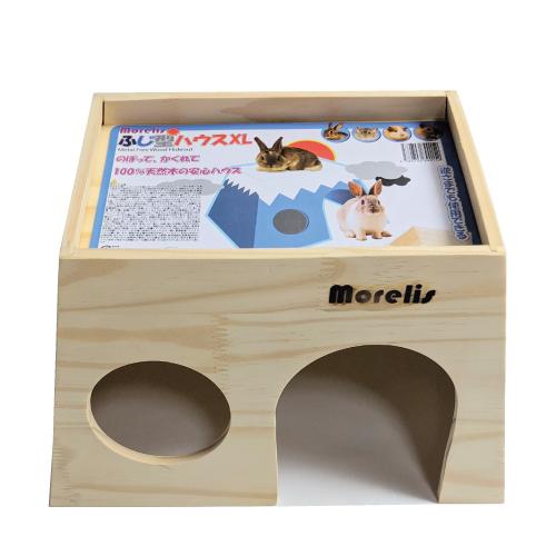 小動物用品　ハウス　木製ハウス　天然木　うさぎ　モルモット　チンチラ　デグー　ふじ型ハウスXL |  | 01