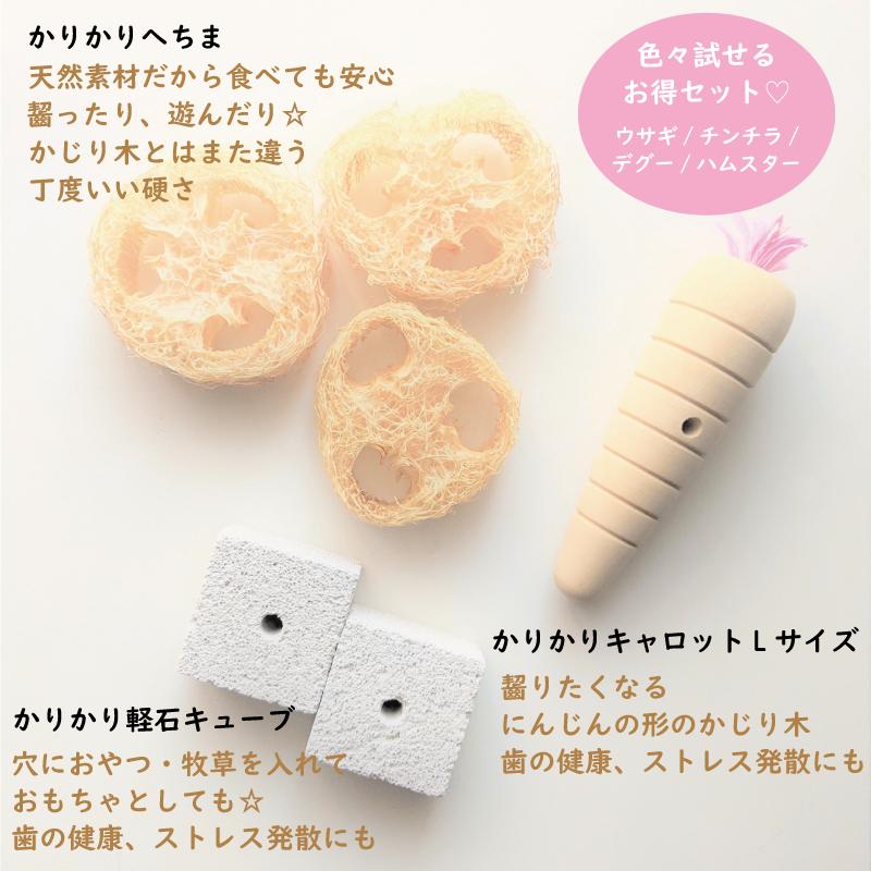 かじり木 お試しセット ミディアムサイズ　送料無料　おもちゃ チンチラ　デグー　うさぎ　ハムスター　歯の伸びすぎ防止　ストレス発散 |  | 02