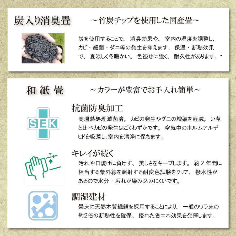 小上がり 畳ユニット 2畳 モアブラック 和紙畳 日本製 幅170×奥行172.5×高さ33cm 畳 置き畳 収納 畳ベッド 赤ちゃんスペース ミニ和室 畳ベンチ 畳 国産 |  | 07