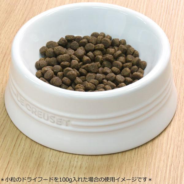 ル・クルーゼ　ペットボール　M　ホワイト　ペット　食器　おしゃれ　かわいい　白　フードボウル　ルクルーゼ　Le Creuset Pet｜morepets｜06