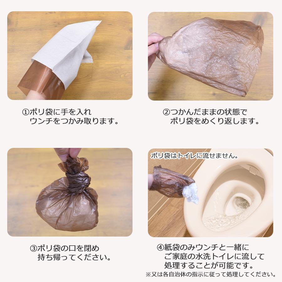 ケース　トイレに流せるお散歩用エチケットパック　27×23cm　1000枚　(100枚×10パック)　業務用　大容量　まとめ買い　箱　送料無料 | スタイルプラス | 04