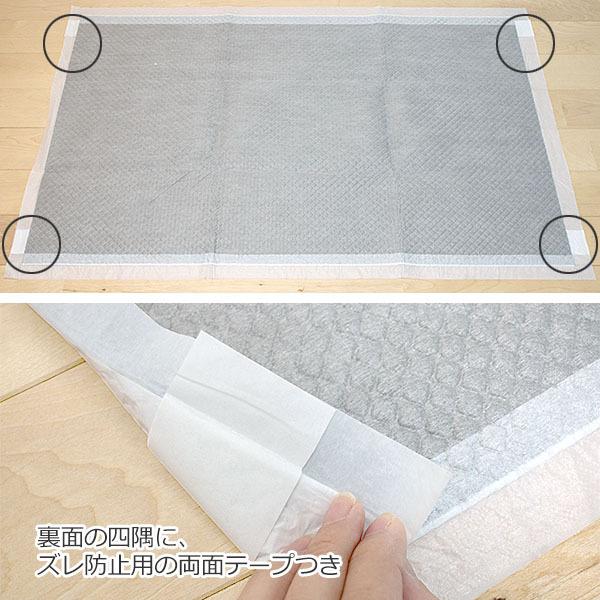 約72g/枚　ケース　厚型炭入りペットシーツ　スーパーワイド　90×60cm　100枚　(25枚×4パック)　業務用　大容量　まとめ買い　箱　送料無料 | スタイルプラス | 10