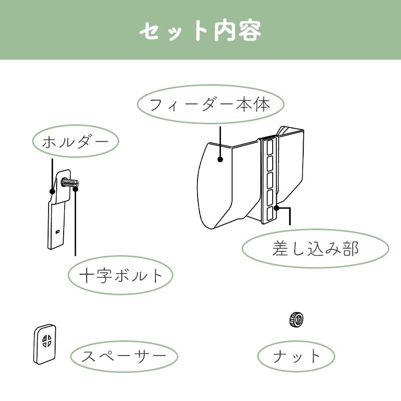 ラビんぐ GEX 取付ラクラク たっぷり牧草フィーダー スライド式 固定式