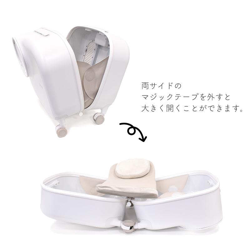 PIDAN 猫用 トラベルボックス (スマートペットトラベルボックス) 換気システム LEDライト付き キャリー キャリーケース キャリーバッグ キャリーカートの画像