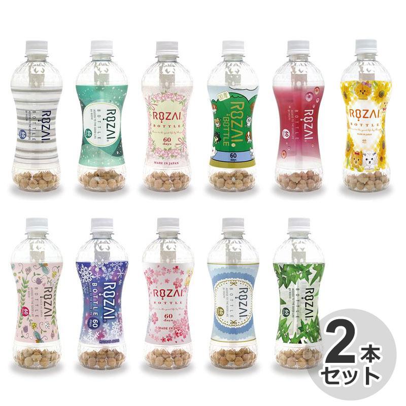 同柄2本セット / ROZAI BOTTLE　ロザイボトル　ペット用　サプリメントウォーターボトル　450mL用　ボトルのみ　水道水を入れて2時間置くだけ　ミネラル補給 | ブランド登録なし