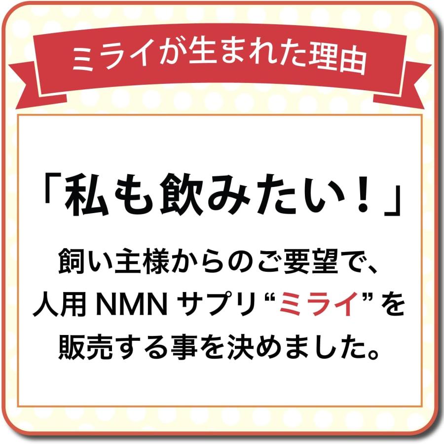 MORE RICH（モアリッチ） 【公式】NMNミライ 18000mg日本製 純度99% 1