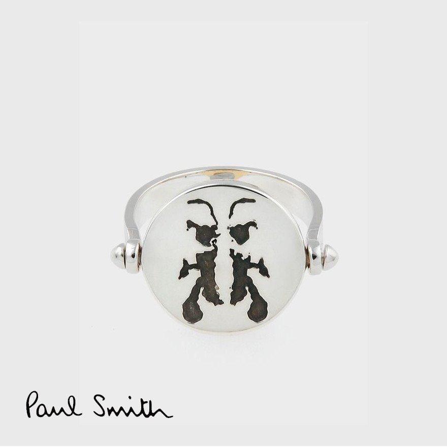 大人気新品 指輪 アクセサリー Smith Paul ファッションブランド メンズ 指輪 シルバーリング おしゃれ 男性 メンズ スピンリング Insect Ear Red ポールスミス Paulsmith メンズアクセサリー Expertoi Com Mx