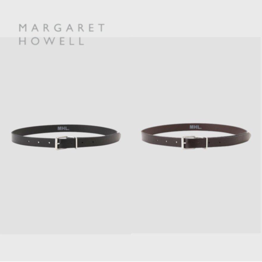 速くおよび自由な Margaret レディース ファッション小物 ブランド レディース Howell おしゃれ小物 レザーベルト マーガレットハウエル Belt Keeper Metal Mhl Mhl 財布 帽子 ファッション小物