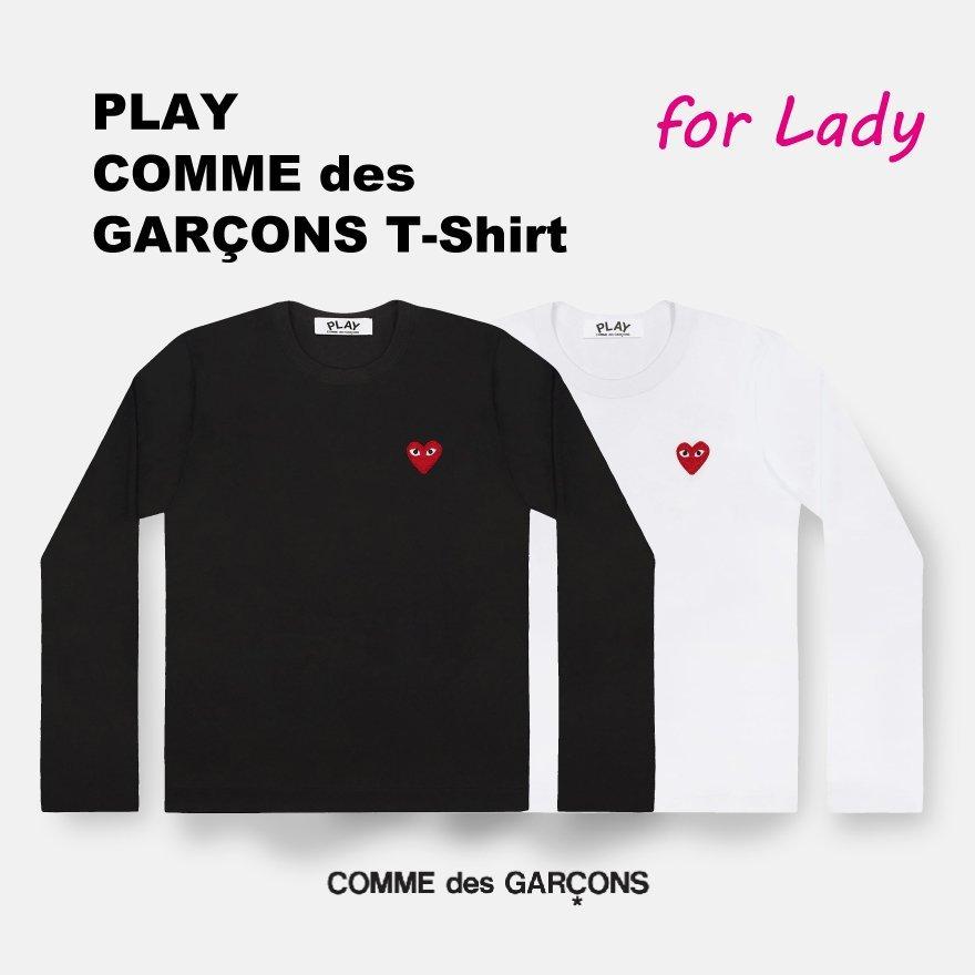 Play Comme Des Garcons T Shirt 長袖tシャツ 雑貨 Moreshop レディース Comme Garcons レディース ファッション