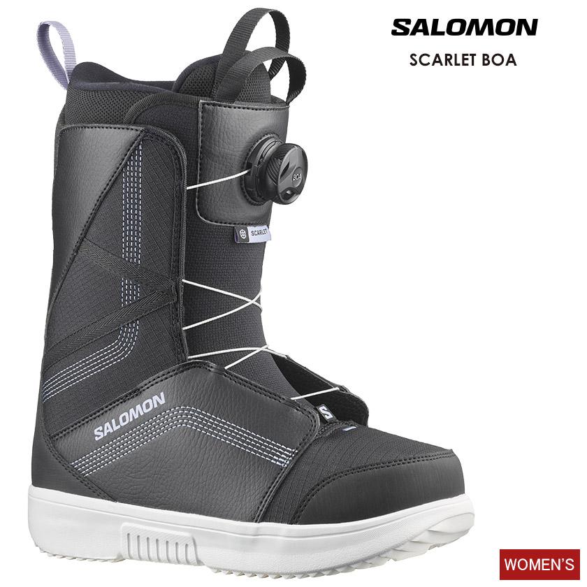 【美品】SALOMON スノボ　SCARLET BOA 25cm サロモン SALOMON（サロモン） SCARLET BOA スカーレット ボア 25-26