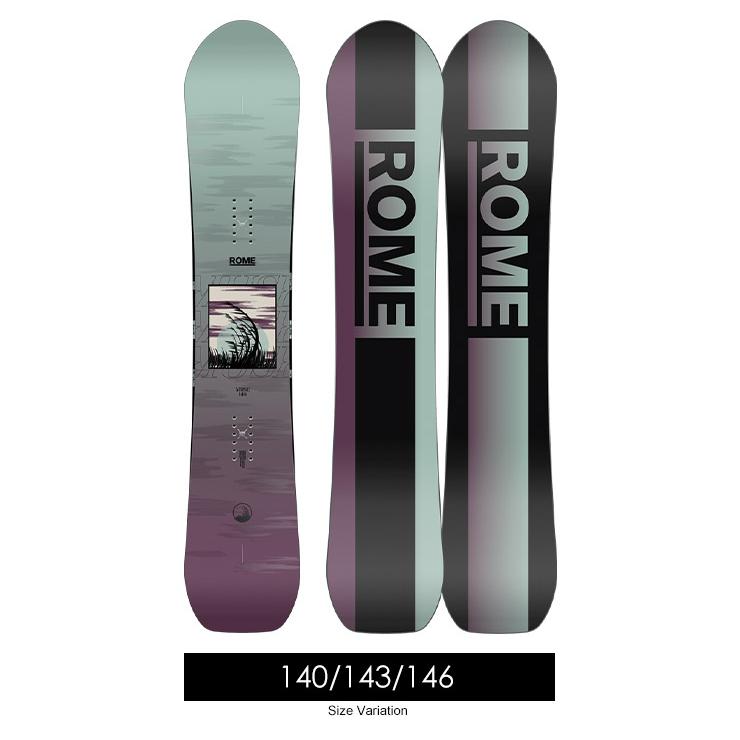 ROME 24-25 MUSE 143 スノーボード 新品未使用 ROME SDS 【無料ワックスサービス有】ROME ローム MUSE ミューズ 24-25
