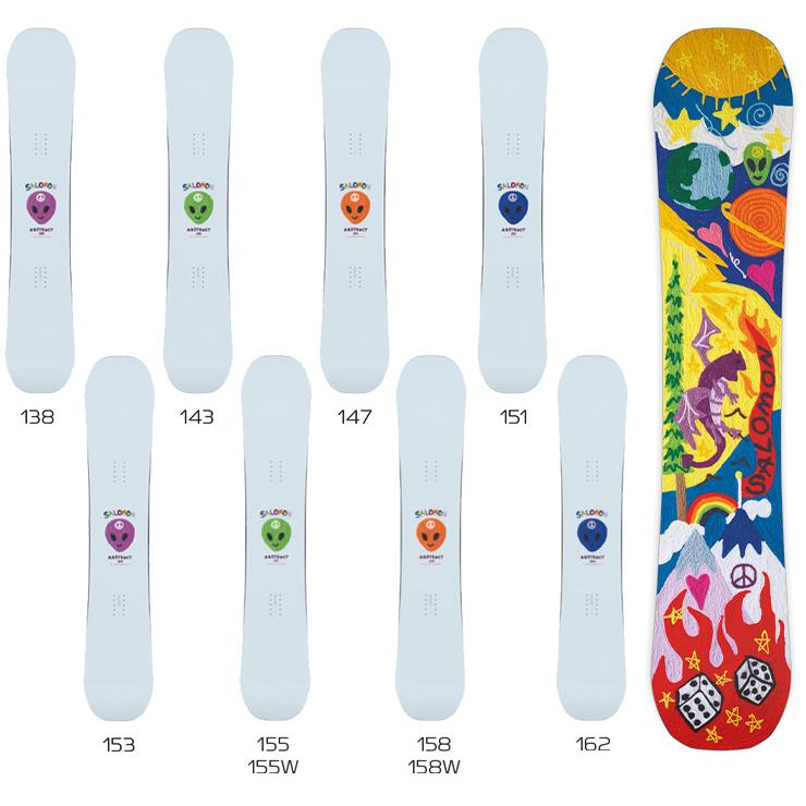 新春SALE！ SALOMON サロモン ABSTRACT アブストラクト 23-24 2024 スノーボード 板 メンズ レディース ユニセックス 【WSO8846249757】(31660円)