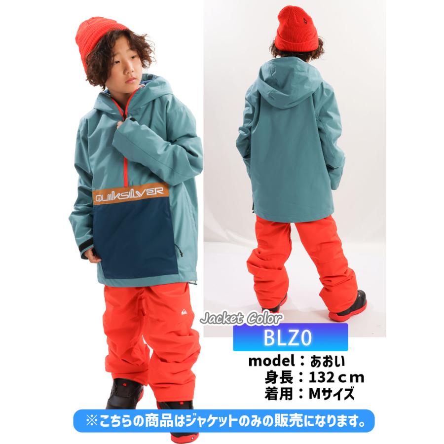 23-24 QUIKSILVER クイックシルバー STEEZE YOUTH JK EQBTJ03181 スノーボード  雪遊び キッズ スキー ジュニア 子供｜moresnow｜03