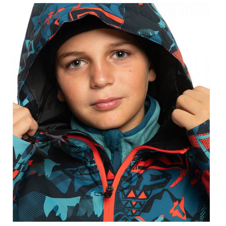 23-24 QUIKSILVER クイックシルバー MISSION PRINTED YOUTH JK KJK233426 スノーボード  雪遊び キッズ スキー ジュニア 子供｜moresnow｜04