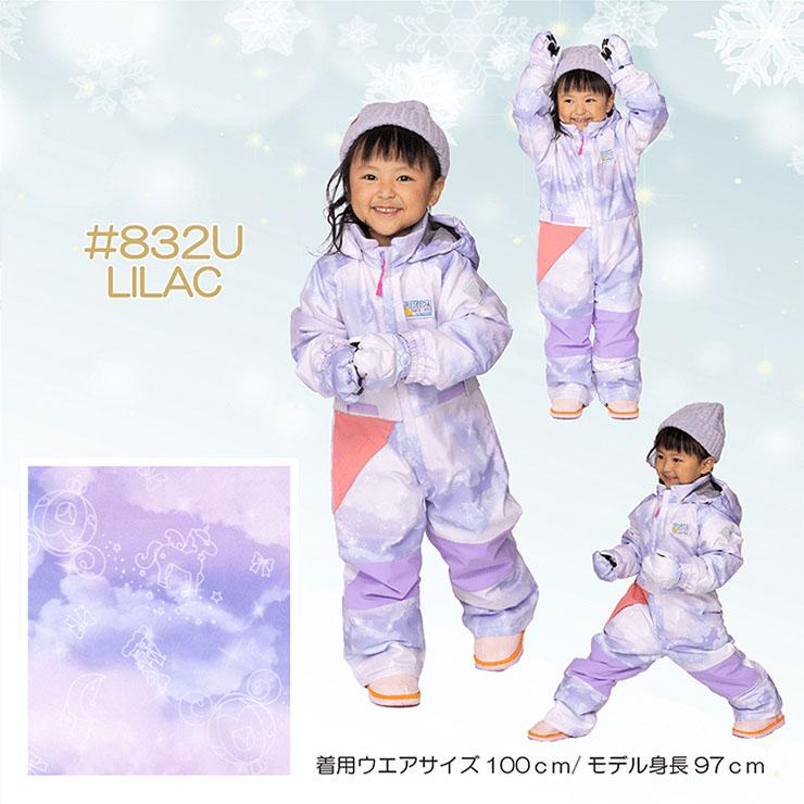 22-23 RESEEDA レセーダ スノーボードウェア REO55006 TODDLER ONEPIECE ワンピース キッズ｜moresnow｜05