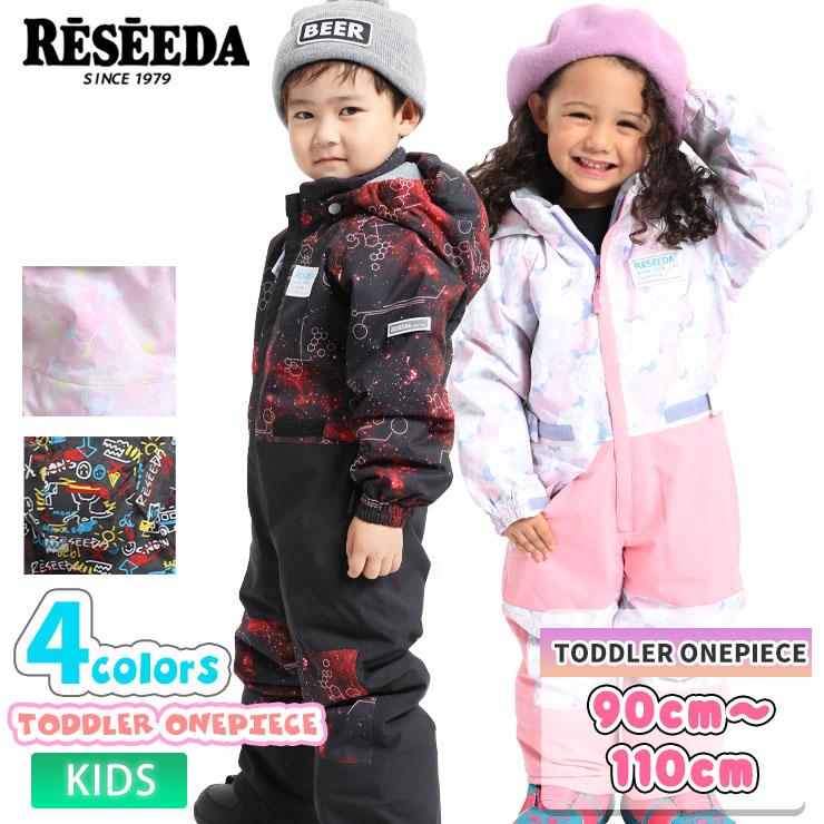 24-25 RESEEDA レセーダ スノーボードウェア キッズ REO57006 TODDLER ONEPIECE ワンピース つなぎ ...