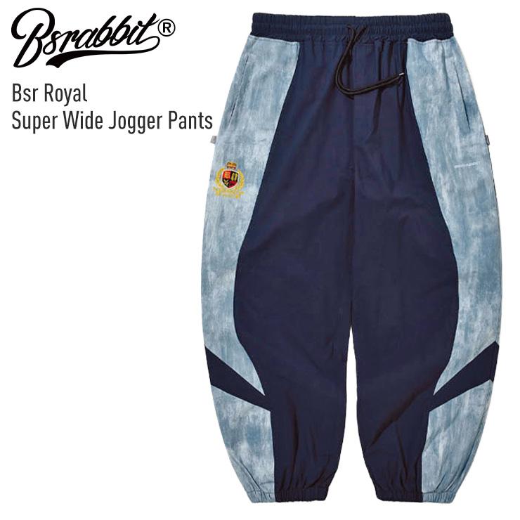 2027 BSRABBIT ビーエスラビット Bsr Royal Super Wide Jogger Pants