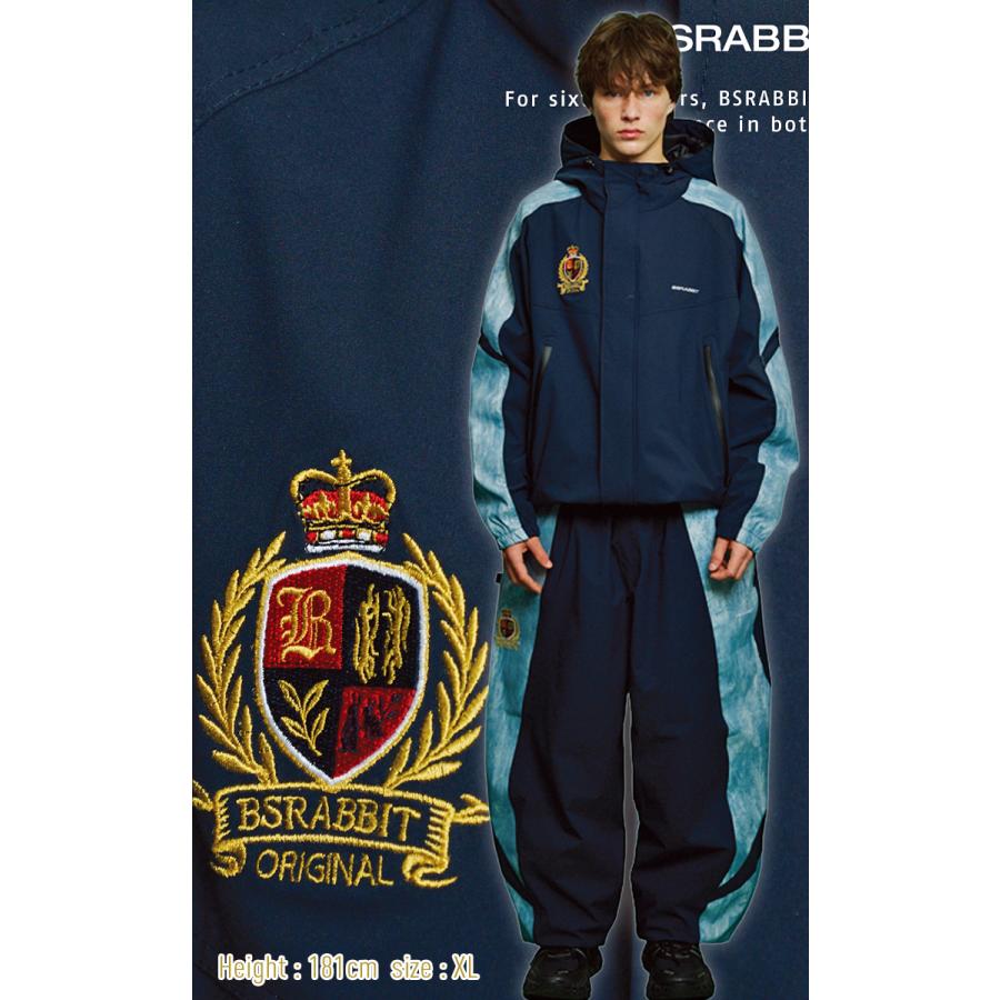 2027 BSRABBIT ビーエスラビット Bsr Royal Super Wide Jogger Pants
