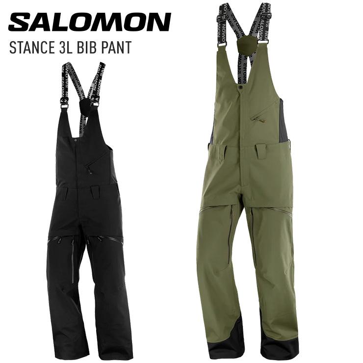 22-23 SALOMON STANCE BIB PANT サロモン　ビブパンツ SALOMON（サロモン） 23-24 SALOMON STANCE 3L BIB PANT M スタンス