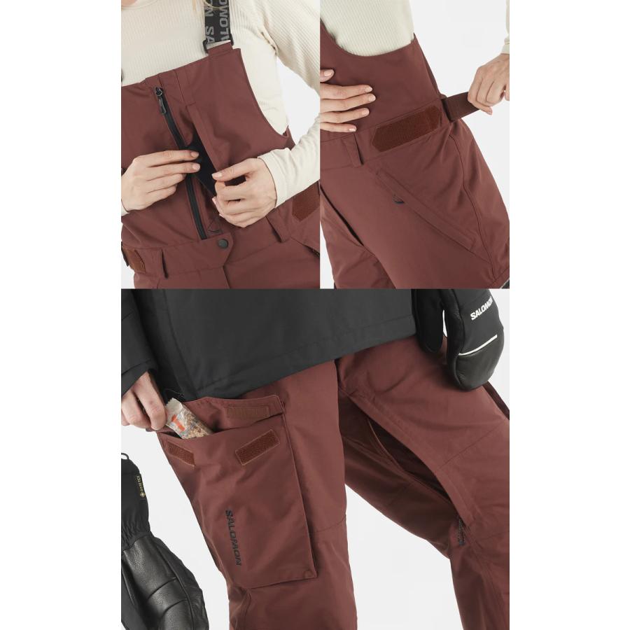 SALOMON（サロモン） 24-25 SALOMON BASHLEY BIB PANTS W バシュリー