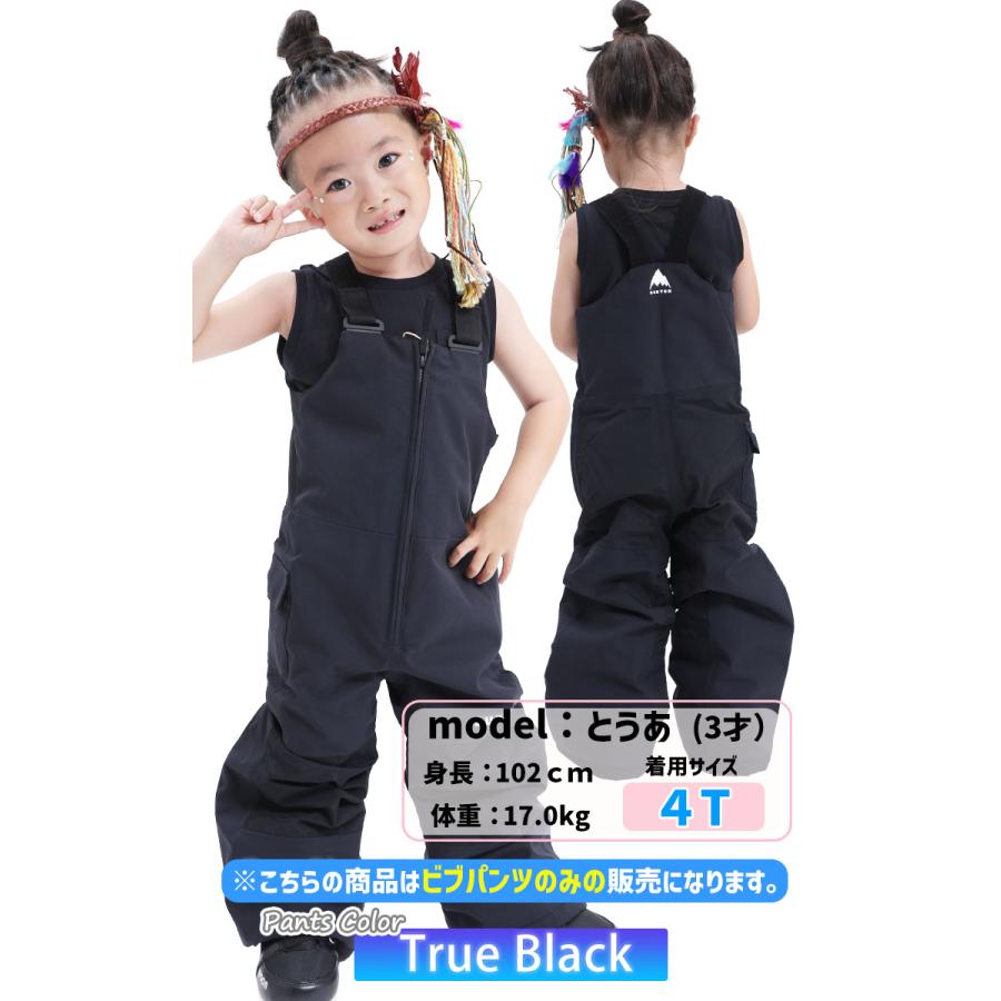 Burton キッズ スカイラー2L ビブパンツ M True Black 24-25 BURTON