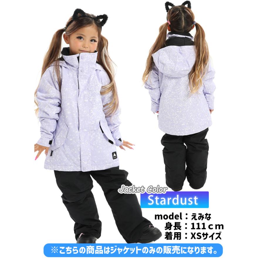 23-24 BURTON バートン Girls' Elodie 2L Jacket スノーボード ジャケット 子供 キッズ ジュニア スキー｜moresnow｜04