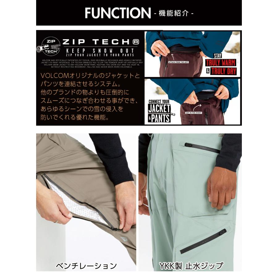 VOLCOM（ボルコム） 24-25 VOLCOM GUCH STRETCH GORE-TEX PANT グッチ