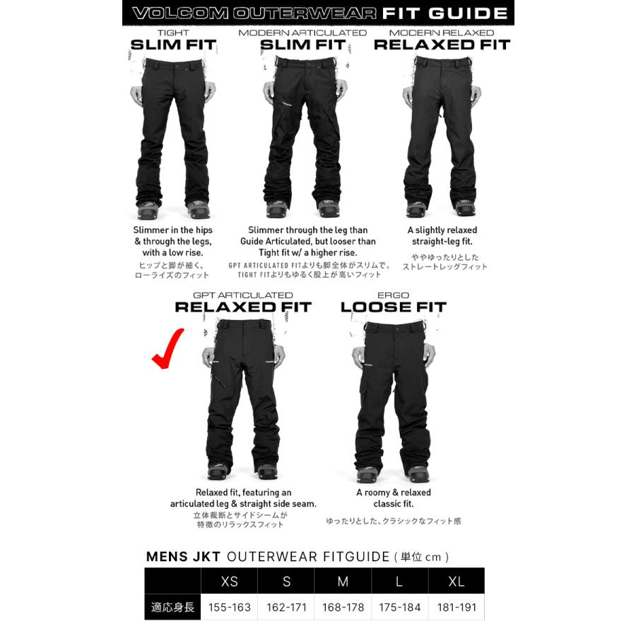VOLCOM（ボルコム） 24-25 VOLCOM RAIN GORE-TEX BIB OVERALL レイン