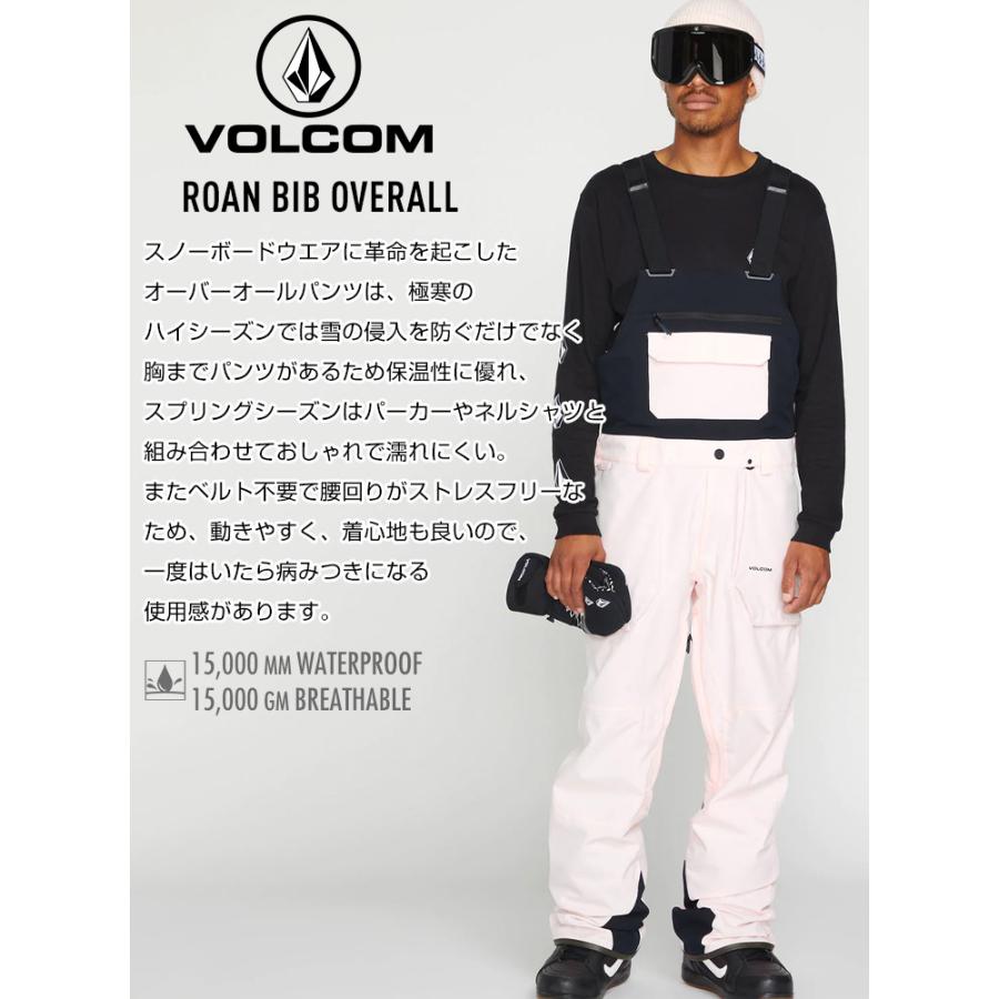 正規品 22-23 VOLCOM ボルコム ROAN BIB OVERALL オーバーオール パンツ スノボー スノーボード ウェア スキーウェア 2023｜moresnow｜09