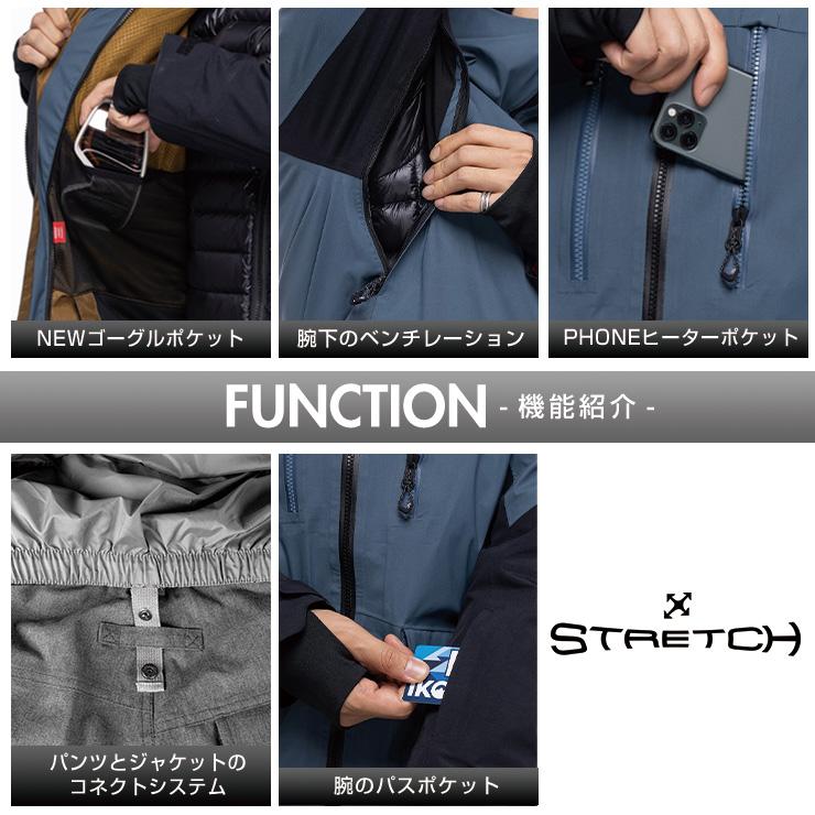 22-23 686 GORE-TEX STRETCH SMARTY 3-in-1 Weapon Down Jacket ゴアテックスジャケット スノーボード ウェア｜moresnow｜08