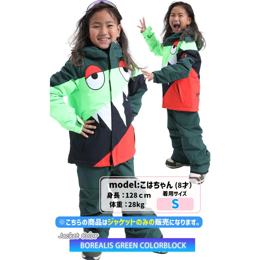 25-26 686 BOYS SNAGGLETOOTH OWEN INSULATED JACKET キッズ ジュニア スノーボード ジャケット SNAGGLETOOTHの画像